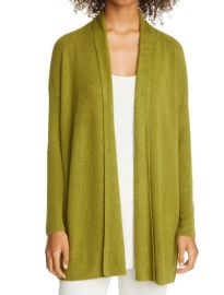 Eileen Fisher Shawl Collar Organic Cotton Cardigan   Nordstrom at Nordstrom